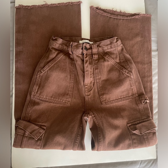 Pacsun Brown Cargo Jeans - Picture 1 of 2